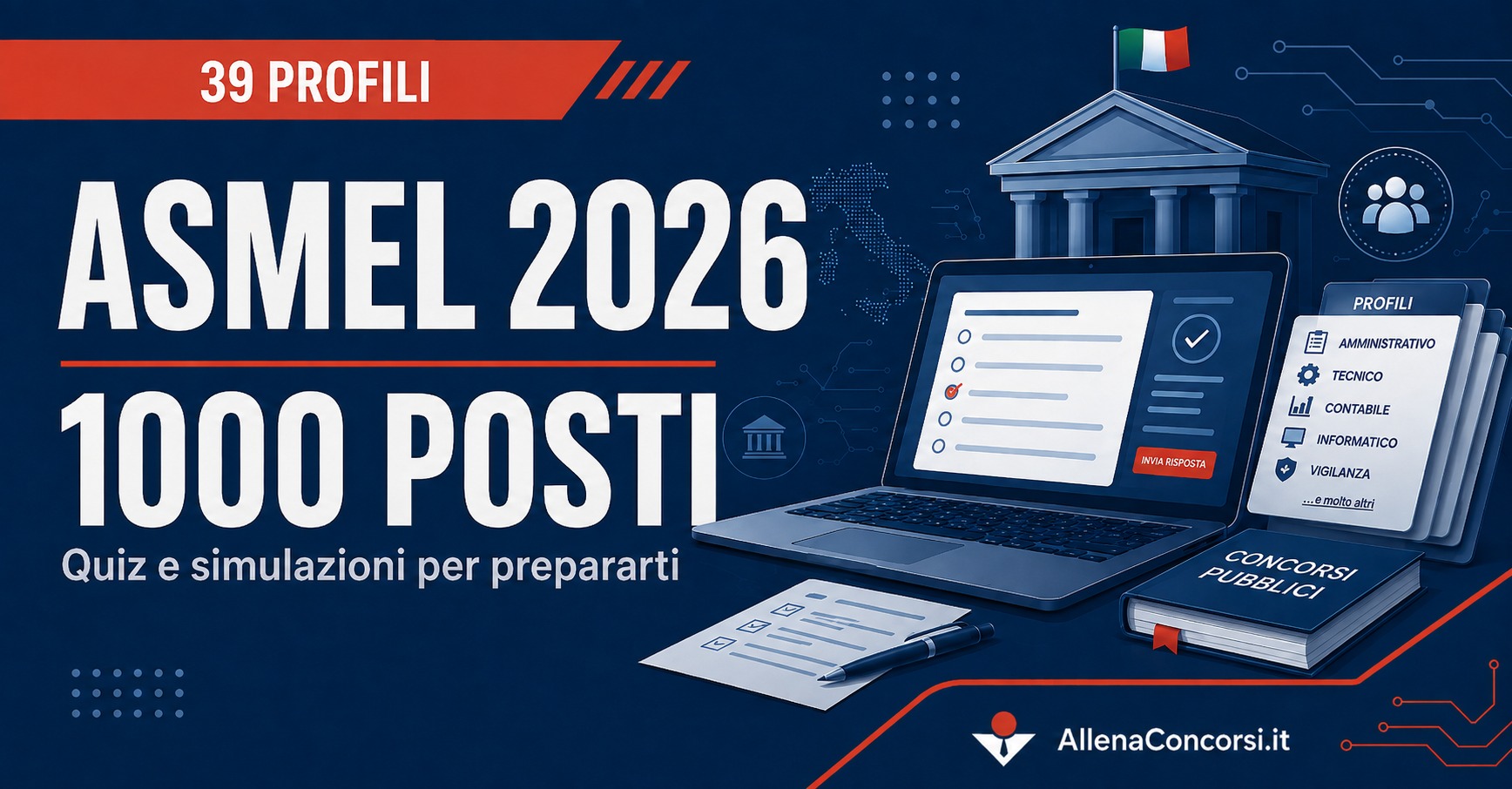 Maxi Avviso ASMEL 2026 — 39 elenchi di idonei per oltre 1.000 enti locali