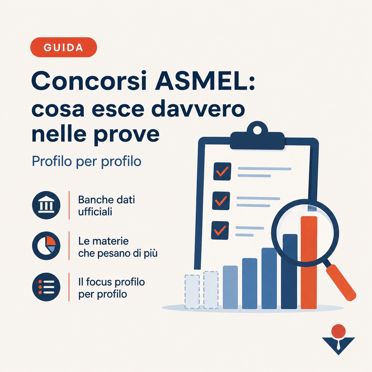 Concorsi ASMEL: cosa esce davvero nelle prove, profilo per profilo
