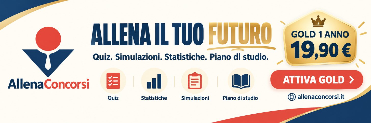 Allena il tuo futuro: quiz, simulazioni, statistiche e piano di studio. Gold un anno 19,90 euro