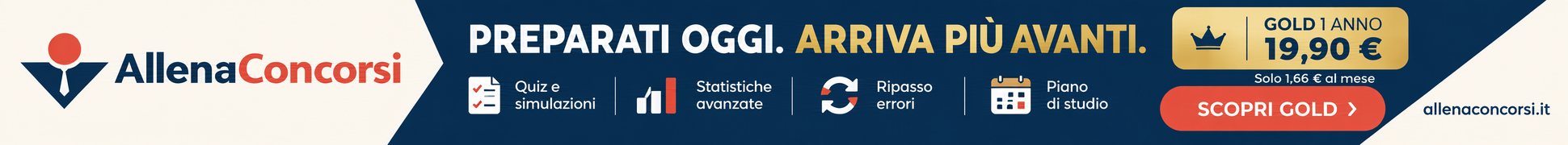 Preparati oggi, arriva piu avanti. Gold un anno 19,90 euro, solo 1,66 euro al mese